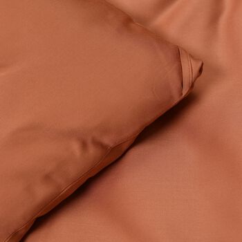 Serenity Night: Premium-Kollektion Herbst-Winter-Steppdecke aus 100 % Bambus mit hochwertiger Kunstdaunenf&uuml;llung &ndash; 135 x 200 cm, Kupferfarben