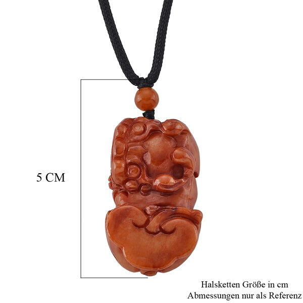 Burmesischer Rote Jadeit Jade Halskette Flexibles cm ca. 83.00 ct image number 7
