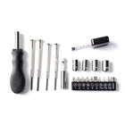 Werkzeugkasten mit Taschenlampe, AA - Batterien (nicht Inkl), Rund, 24 teilig image number 5