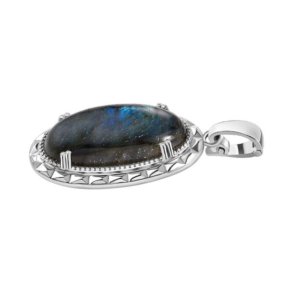 Labradorit Anh&auml;nger - 27,07 ct. image number 5