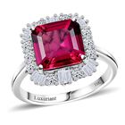 LUXURIANT DIAMOND - AAA Lab Grown Bixbit, Lab Grown Diamant Ring 417 Gold (Gr&ouml;&szlig;e 16.50) ca. 3,51 ct