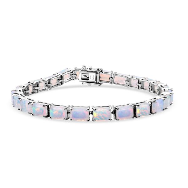 D'Joy AA Natürlicher, äthiopischer Welo Opal Armband ca. 19 cm 925 Silber rhodiniert ca. 14,55 ct. image number 0