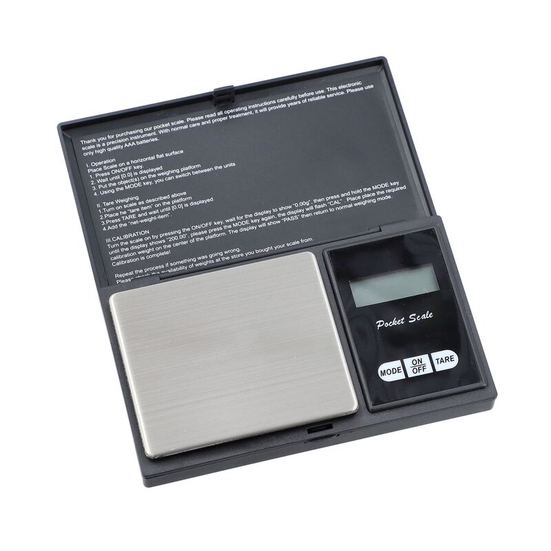 Hochpräzise, digitale Schmuck-Taschenwaage, 12.8x7.5x2cm, schwarz image number 0