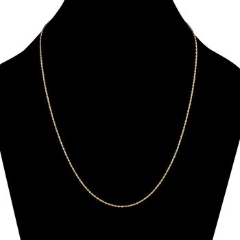 ILIANA - Italienische Kordelkette in 750 Gelbgold