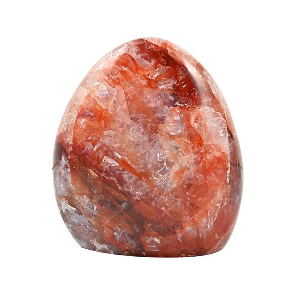 Heated H&auml;matoid-Quarz Figurine - Medium ca. 1755 cts.