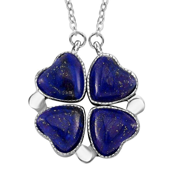 Lapislazuli und blaues Kristall 2-Wege-Schmuckset image number 3