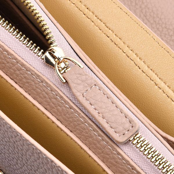 Crossbody-Tasche mit &Uuml;berschlag, Gliederriemen und RFID-Schutz, 20x4x14 cm, Rosa image number 6