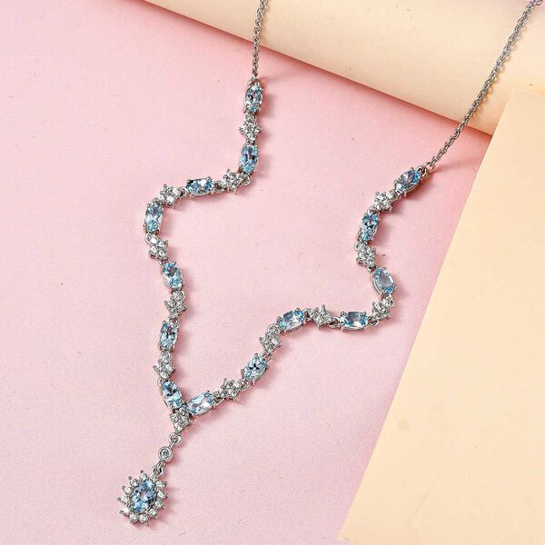 Santamaria Aquamarin Collier, ca. 45 cm, ca. 4,64 ct image number 9