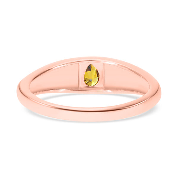 LUXORO nat&uuml;rlicher champagnerfarbener Diamant-Ring I1 - 0,25 ct. image number 6