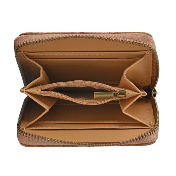 Geldb&ouml;rse aus Naturkork, Schmetterling mit Blumenmuster image number 6