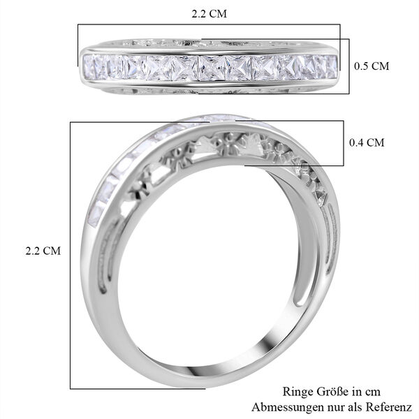 LUSTRO STELLA 2er-Set- Zirkonia Ring - 5,75 ct. image number 4