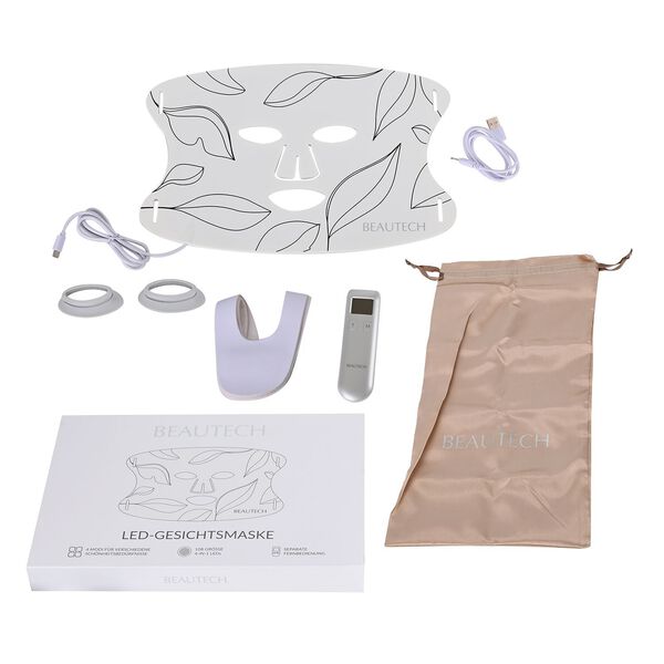 Beautech LED-Silikon-Gesichtsmaske, 34&times;22&times;0,5cm image number 4