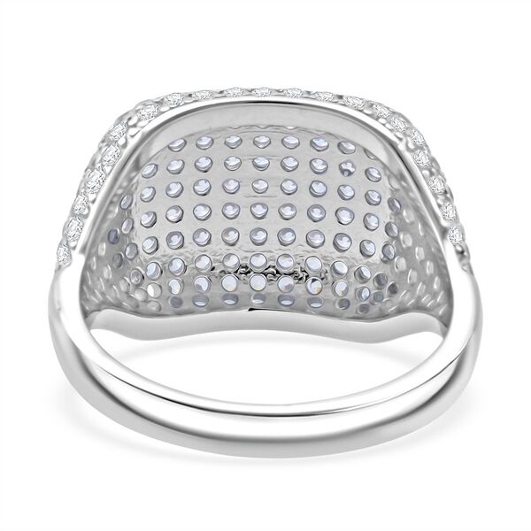 LUSTRO STELLA weißer Zirkonia Cluster Ring image number 5