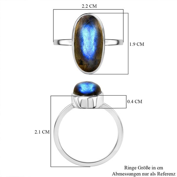 AAA Labradorit Ring - 5,52 ct. image number 7