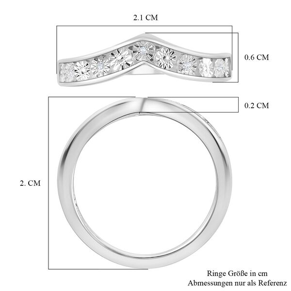 Diamant Wishbone Ring image number 7