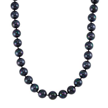 Rosa Muschelkernperle Halskette ca. 50 cm Reiner Edelstahl