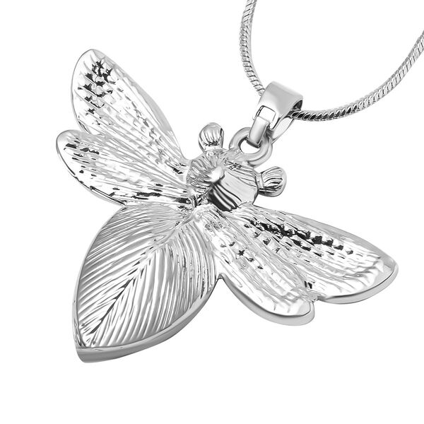 Mehrfarbiger Kristall Halskette, ca. 60 cm, Schmetterling image number 4