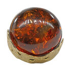 Nat&uuml;rlicher, baltischer Bernstein Ring, 925 Silber (Gr&ouml;&szlig;e 18.00) ca. 21.25 ct