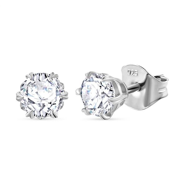 Moissanit Schmuckset, 925 Silber rhodiniert - 2,48 ct. image number 8