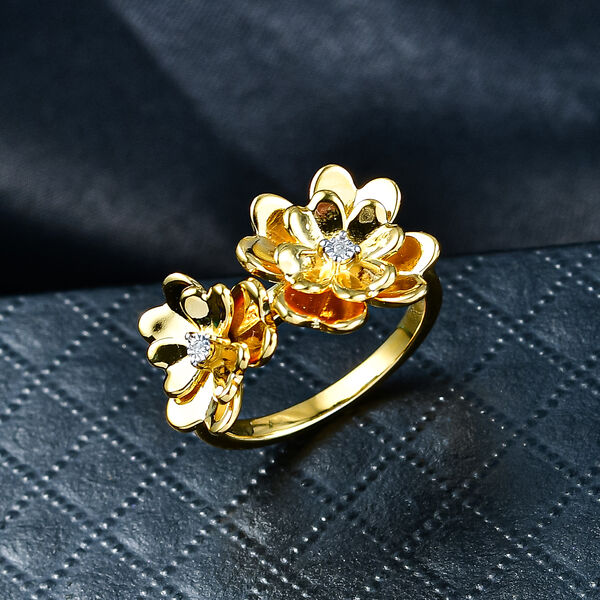 EverTrue floraler Diamant Ring image number 1