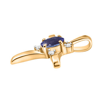 D'Joy Tansanit und Zirkon Anh&auml;nger - 0,51 ct.