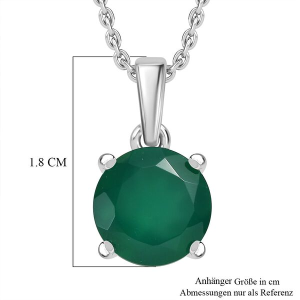 Verde Onyx Anhänger mit 50cm Kette - 5 ct. image number 5