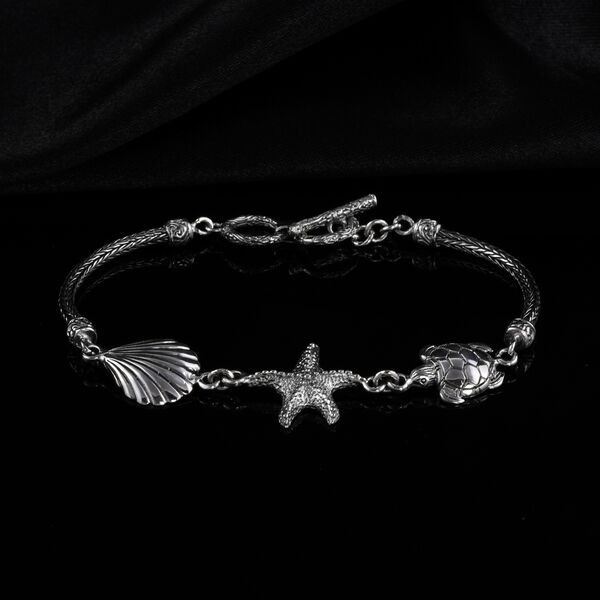 Royal Bali Kollektion - Armband, ca. 19 cm, 925 Silber ca. 13,02g image number 2