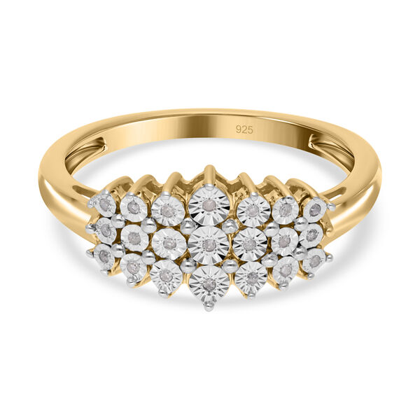 Wei&szlig;er Diamant-Ring - 0,10 ct.