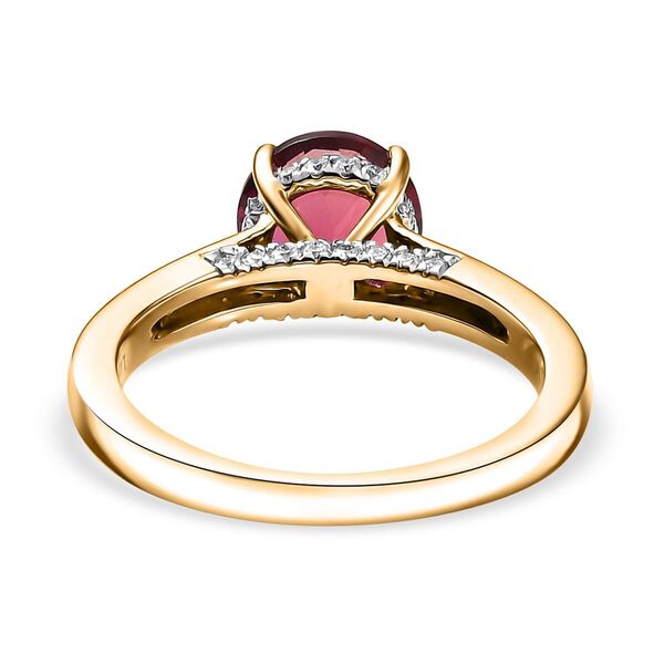LUXURIANT DIAMOND- zertifiziert und gepr&uuml;ft AAA Labor Bixbit und Labor Diamant Ring in 417 Gold - 2,71 ct. image number 4
