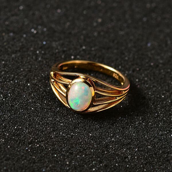 Natürlicher, äthiopischer Welo Opal-Ring, 0,77 ct. image number 3