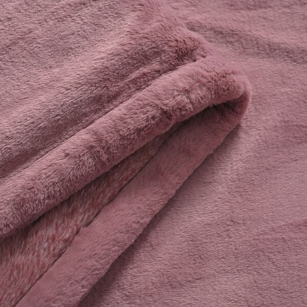 Kuschelige Decke, 2,0 x 2,3 m, rosa image number 5