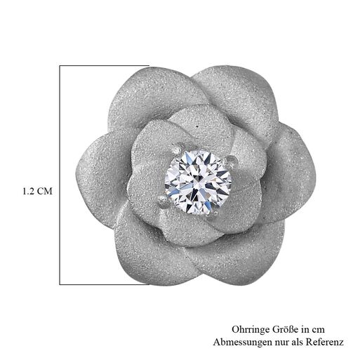 Lab Grown Diamant SI Ohrringe 925 Silber rhodiniert ca. 0.20 ct image number 5
