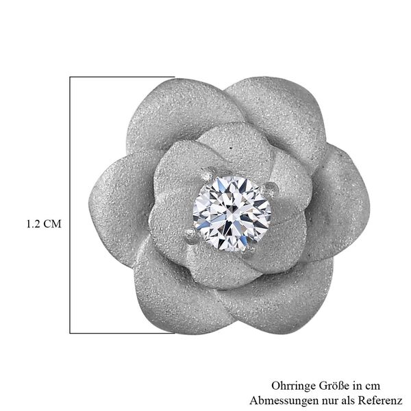 LUXURIANT SI-GH Labor Diamant Ohrringe, 925 Silber rhodiniert - 0,20 ct. image number 5
