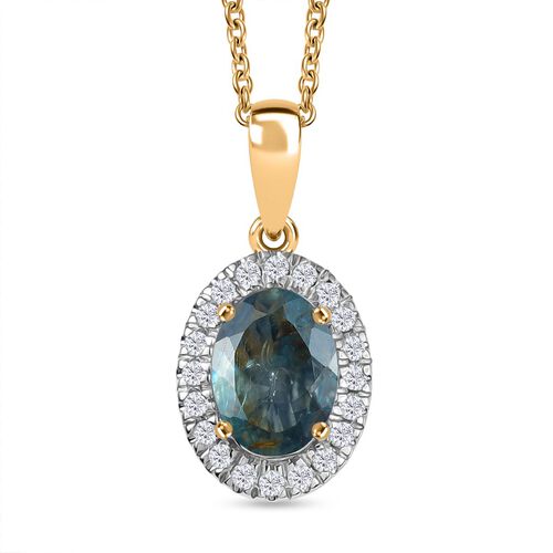 AAA Alexandrit, Weißer Diamant Schmuckset 585 Gold  (10-15 Werktage Lieferzeit)  ca. 1,50 ct. image number 0