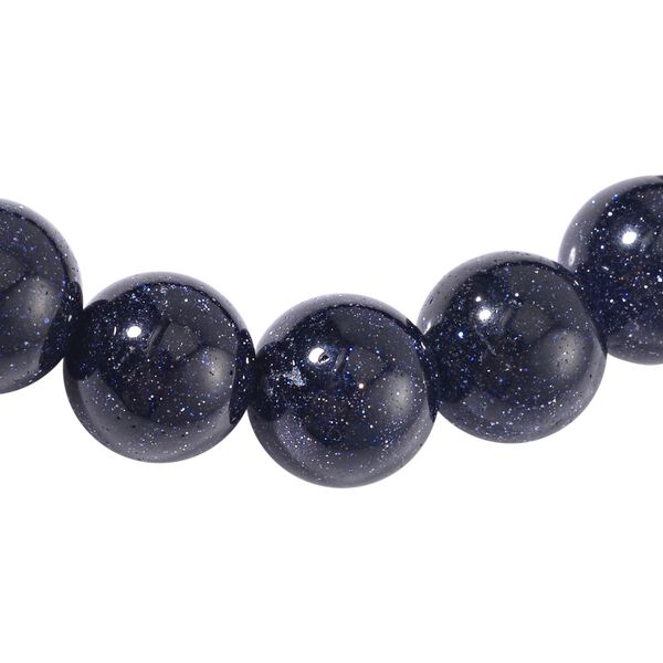 Blauer Sandstein Armband, (9-11mm), 18 cm, ca. 170.00 ct image number 3