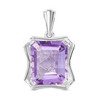 AA Rose De France Amethyst Anhänger 925 Silber ca. 6.28 ct