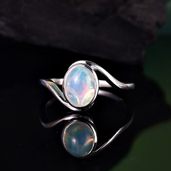 AA Nat&uuml;rlicher, &auml;thiopischer Welo Opal Ring - 0,82 ct.