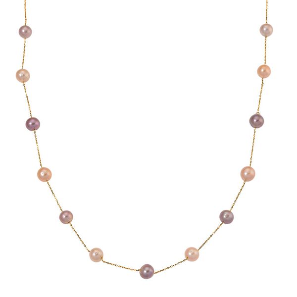 D'Joy AAA mehrfarbige Edison Perle 50cm Halskette