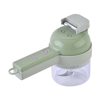 4-in-1 wiederaufladbarer Zerkleinerer mit USB-Kabel, 20,5x9,5x8cm