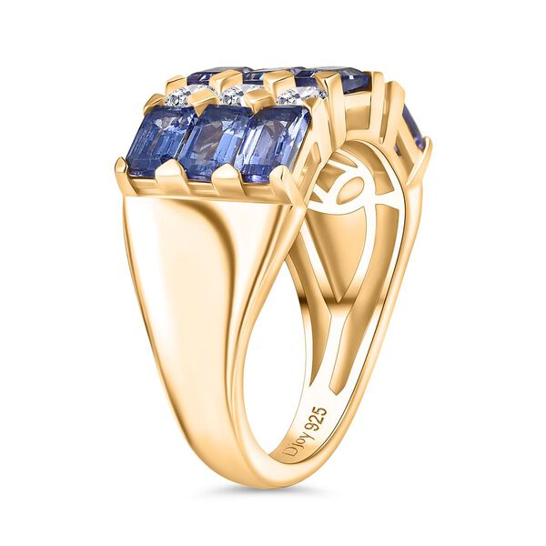 D&rsquo;Joy Tansanit und Moissanit Ring - 3,23 ct. image number 4