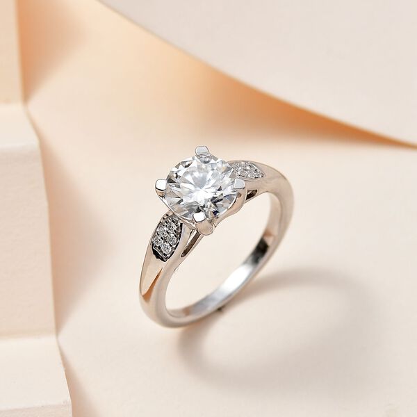 Moissanit Ring, ca. 1,90 ct image number 9