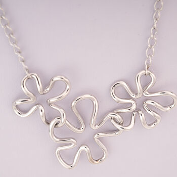 Lucy Q Splash Kollektion - Halskette, ca. 35 cm, 925 Silber rhodiniert ca. 28,00g