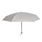Sturmfester Poketschirm mit Etui und UV-Schutz, Glasfasergestell, 92 cm DM, 260 gr, Beige