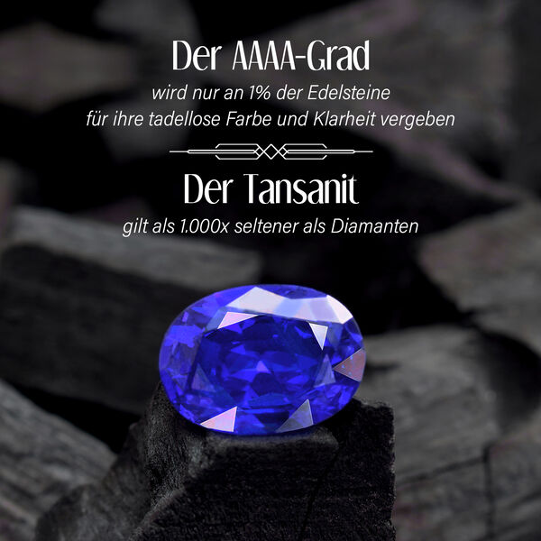 RHAPSODY AAAA Tansanit und VA EF Diamant Ring in 950 Platin - 2,26 ct. image number 4