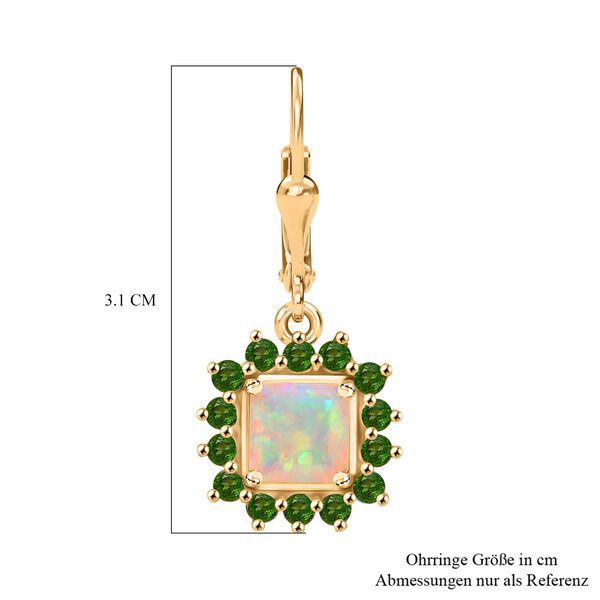 D'Joy äthiopisches Welo Opal, Chromdiopsid und Moissanit Schmuckset image number 13