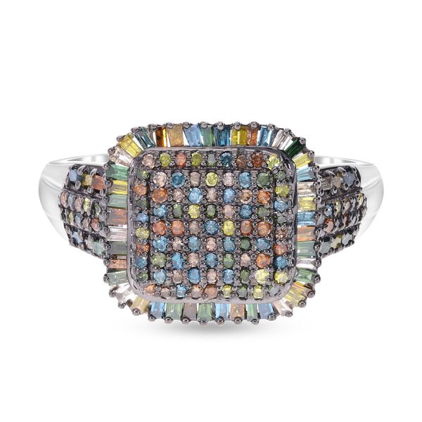 Mehrfarbiger Diamant-Ring - 1 ct. image number 0