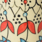 2er Set handbemalte Keramikvasen, 7,5x19 cm, Blumen image number 3