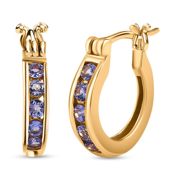 Infinity Tansanit Creolen - 0,74 ct.