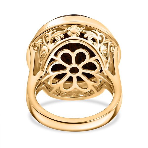 Skript Stein Ring Messing (Größe 21.00) ca. 14,66 ct image number 6