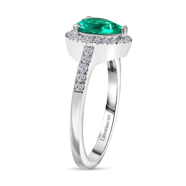 LUXURIANT AAA Labor kolumbianischer Smaragd und Labor Diamant Ring - 1,89 ct. image number 5